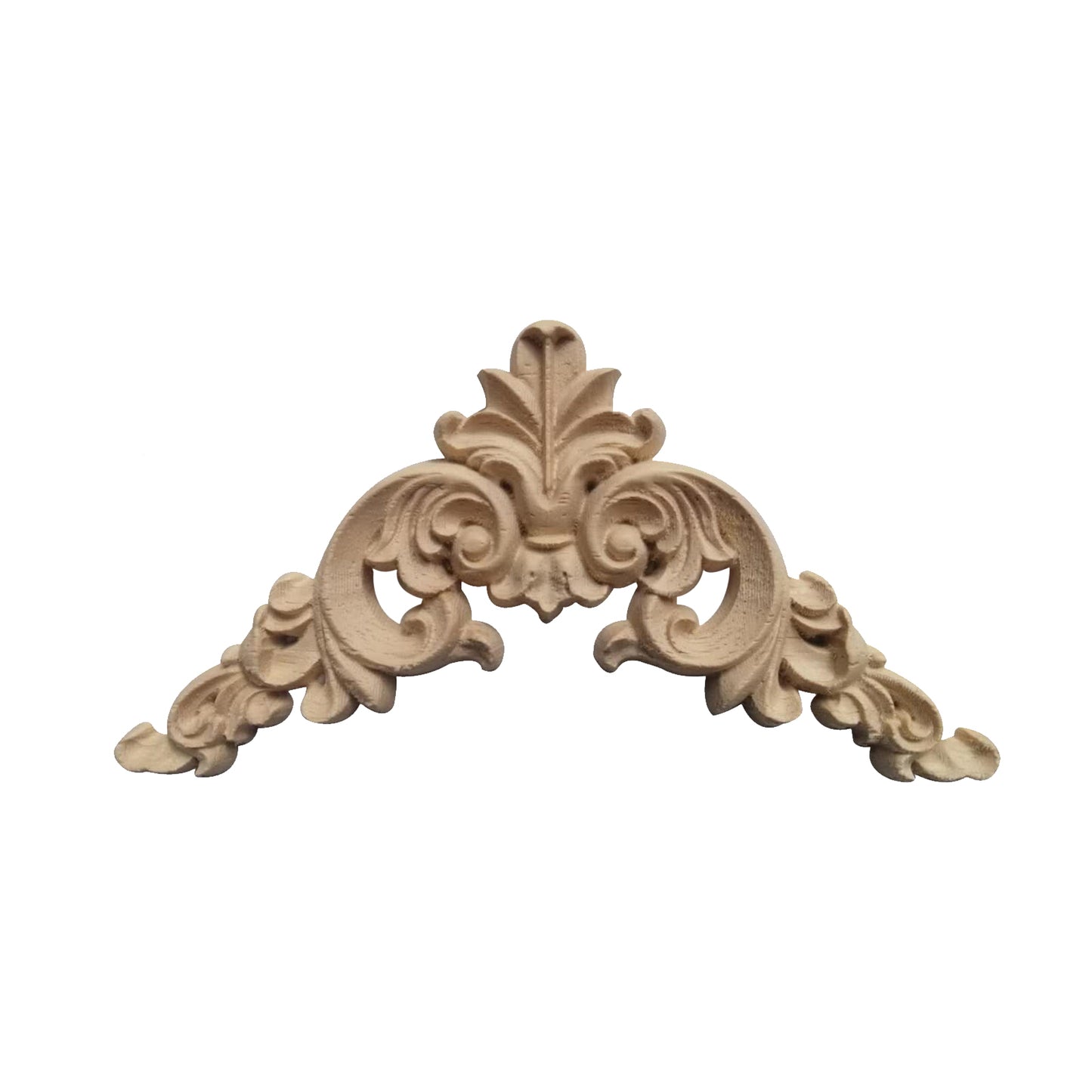 Holz Verzierung Ornament Schnitzerei Möbel Deko Tür Schrank Ecke Retro Antik Stil - 003