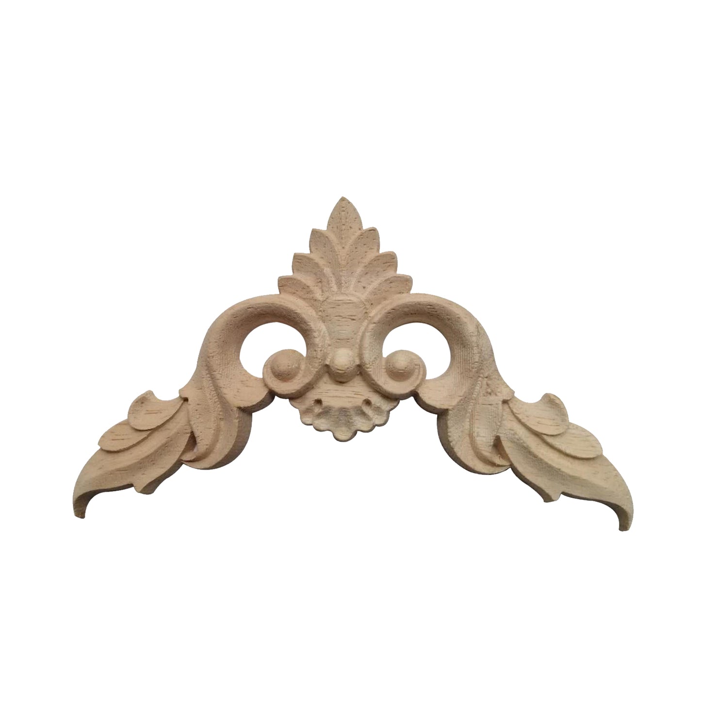 Holz Verzierung Ornament Schnitzerei Möbel Deko Tür Schrank Ecke Retro Antik Stil - 005
