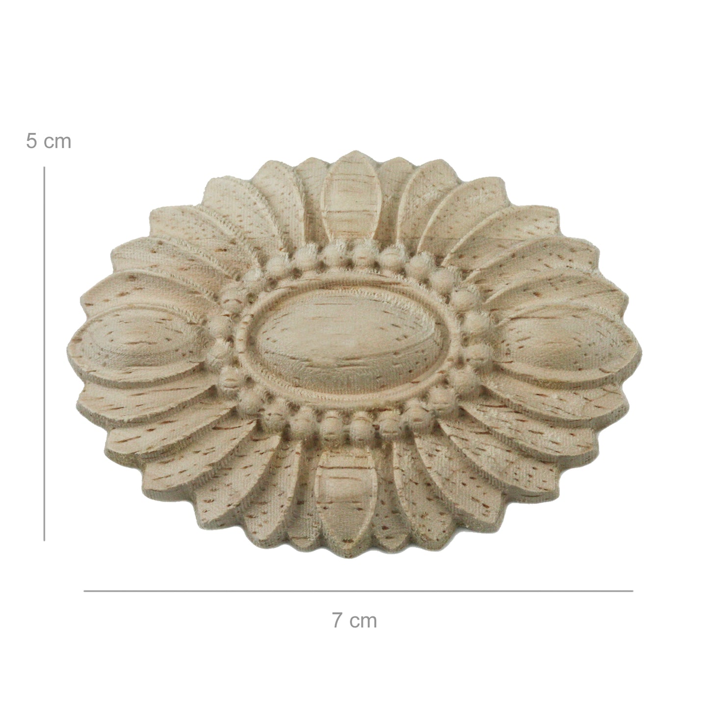 Holz Verzierung Ornament Schnitzerei Möbel Deko Tür Schrank Ecke Retro Antik Stil - 019