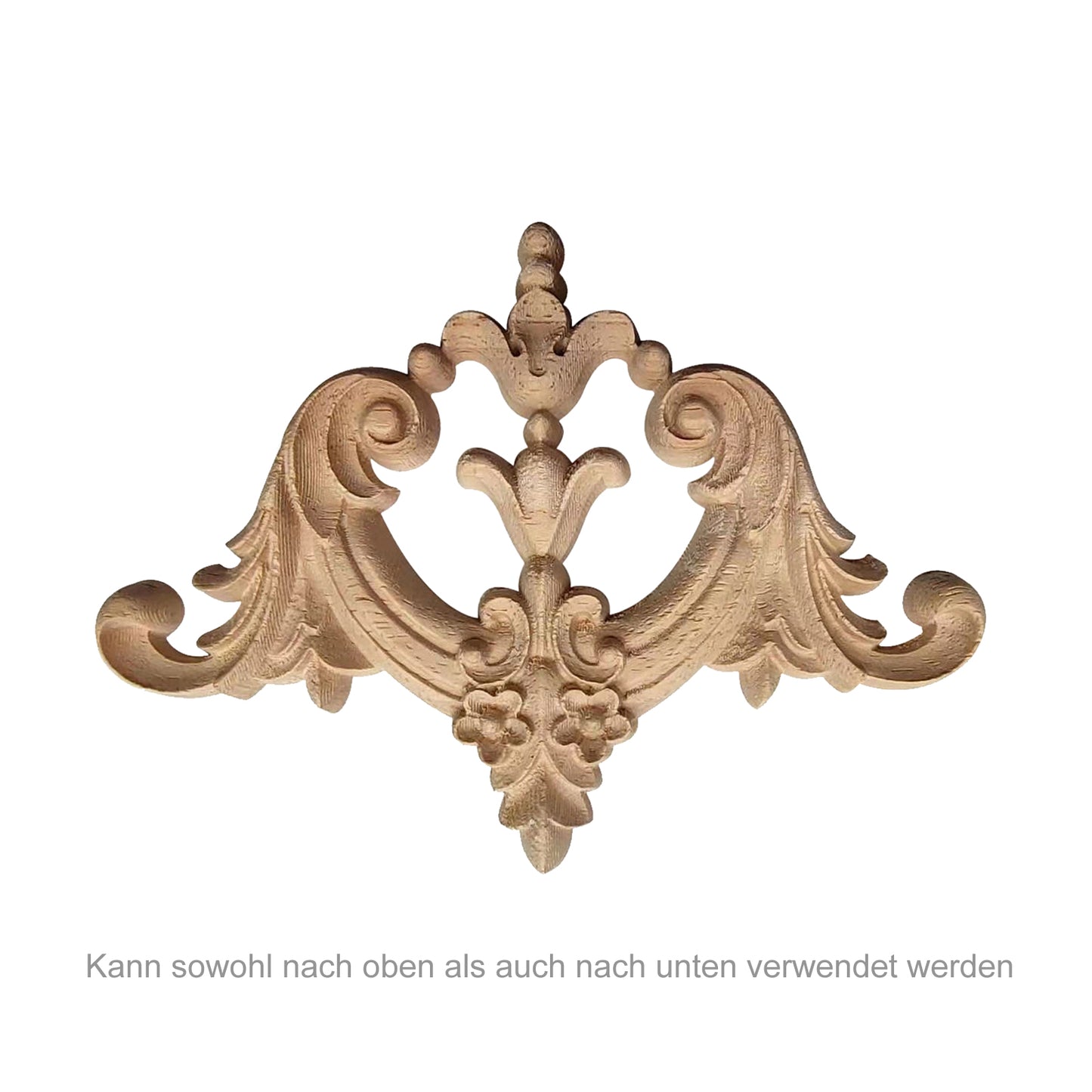 Holz Verzierung Ornament Schnitzerei Möbel Deko Tür Schrank Ecke Retro Antik Stil - 021