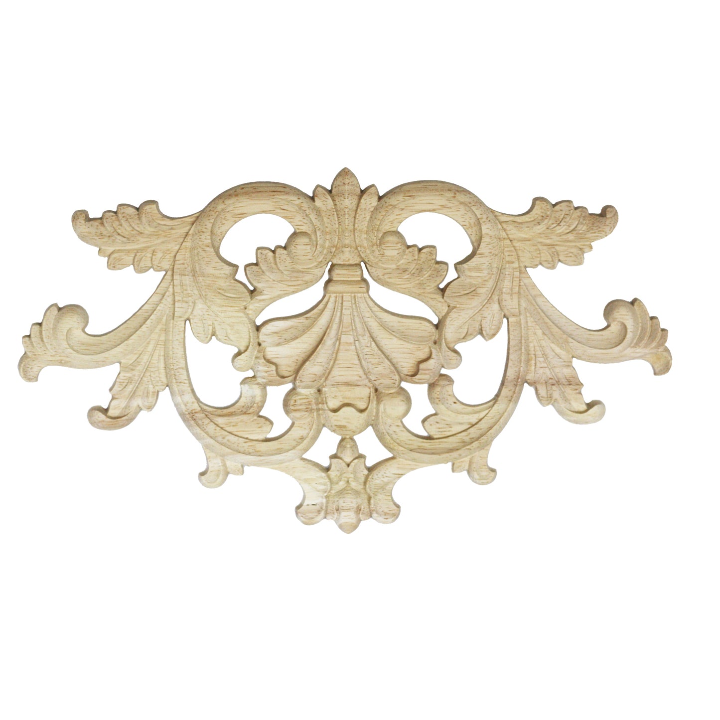 Holz Verzierung Ornament Schnitzerei Möbel Deko Tür Schrank Ecke Retro Antik Stil - 038