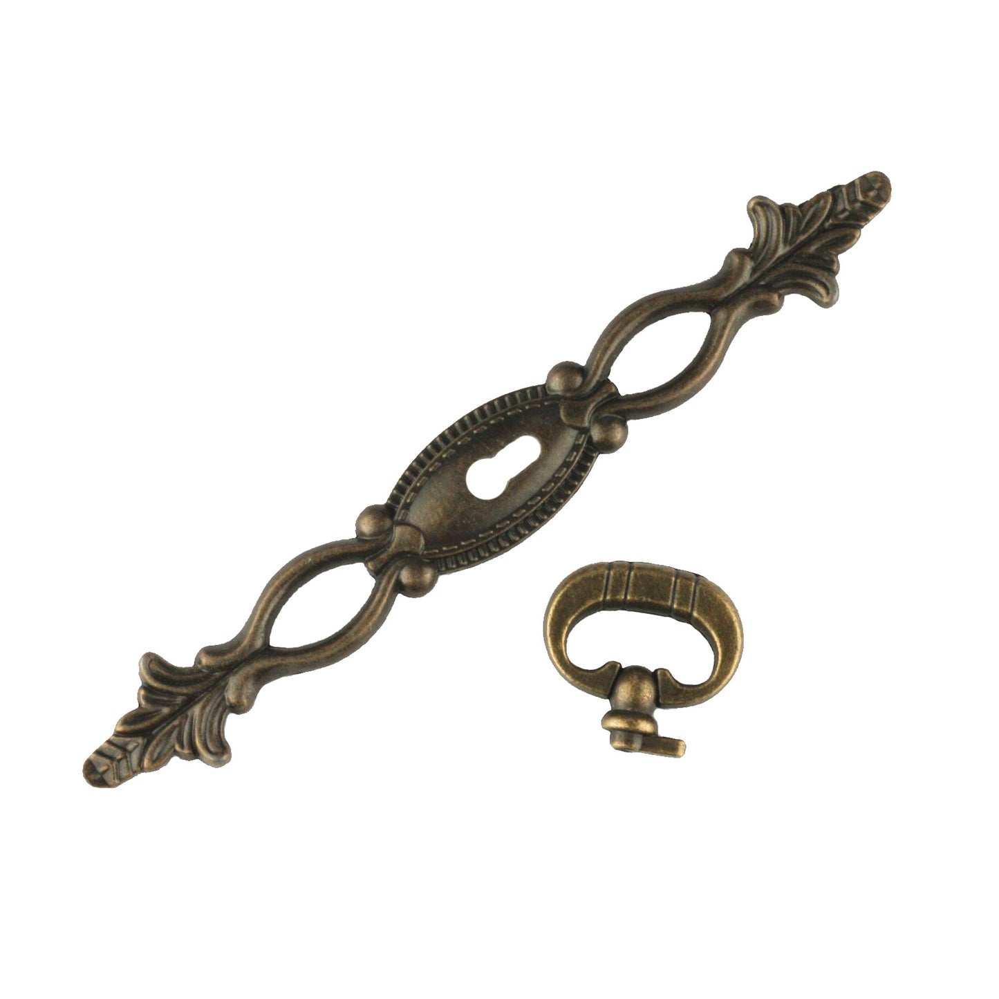 Möbelgriff Möbelknopf Metall Retro Antik Stil Schubladen Schrank Messing Farbe - 013