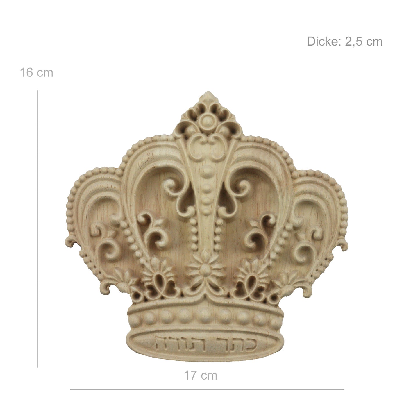 Holz Verzierung Ornament Schnitzerei Möbel Deko Tür Schrank Ecke Retro Antik Stil - 042