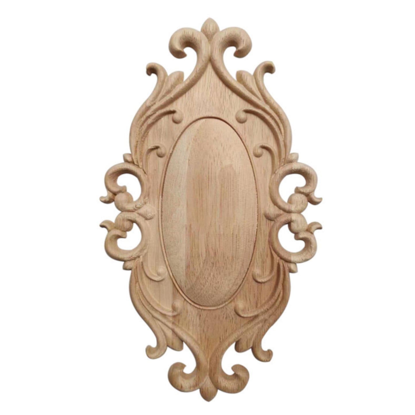 Holz Verzierung Ornament Schnitzerei Möbel Deko Tür Schrank Ecke Retro Antik Stil - Q002