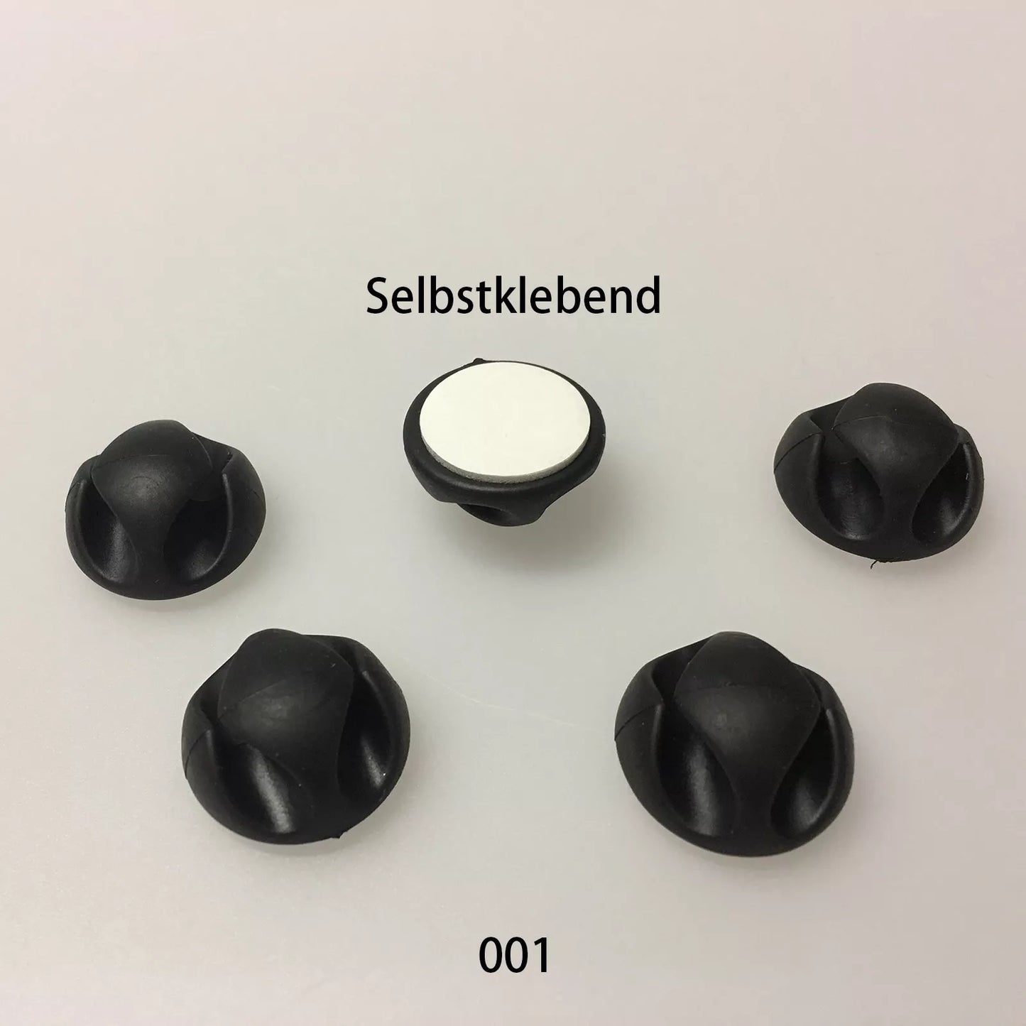 12 Stück Kabelclips Kabelhalter Selbstklebend Zweikanal