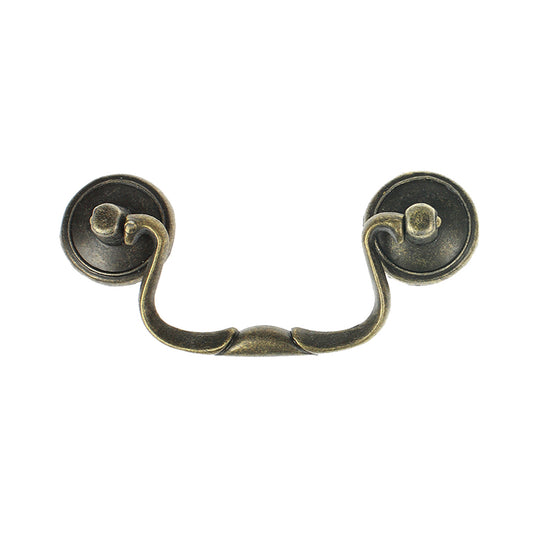 Möbelgriff Möbelknopf Metall Retro Antik Stil Schubladen Schrank Messing Farbe - 006