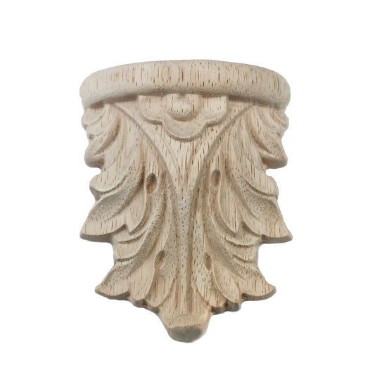 Holz Verzierung Ornament Schnitzerei Möbel Deko Tür Schrank Ecke Retro Antik Stil - 011