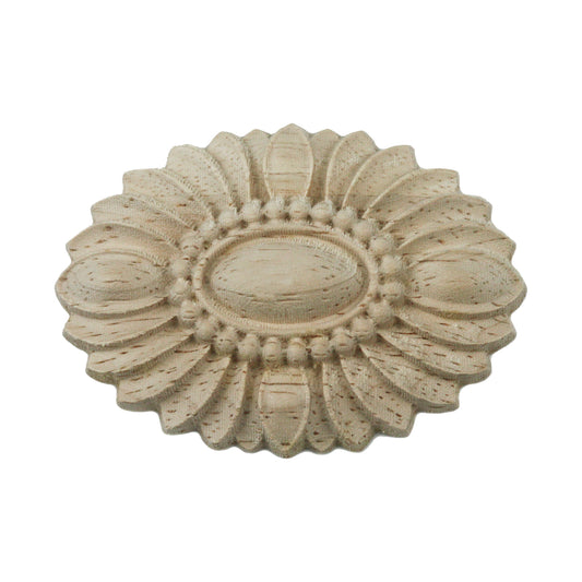 Holz Verzierung Ornament Schnitzerei Möbel Deko Tür Schrank Ecke Retro Antik Stil - 019