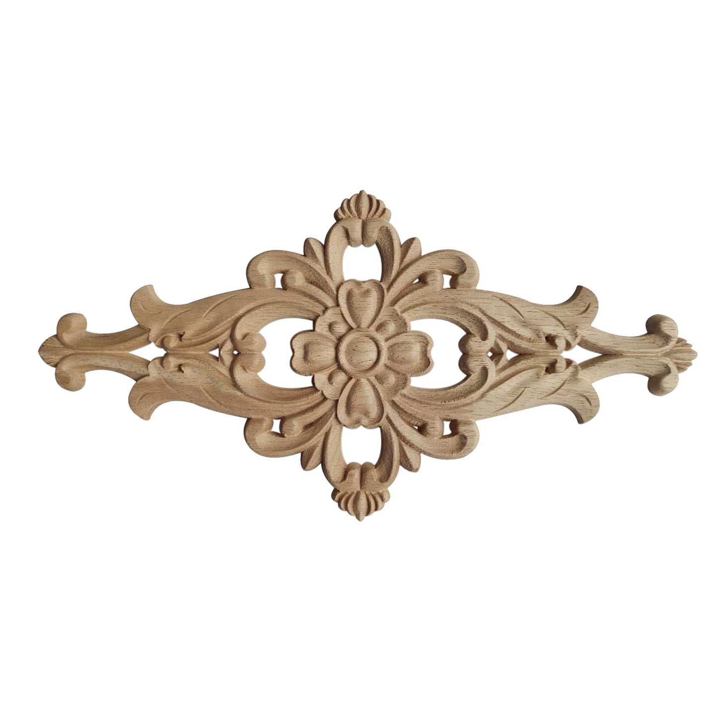 Holz Verzierung Ornament Schnitzerei Möbel Deko Tür Schrank Ecke Retro Antik Stil - 041