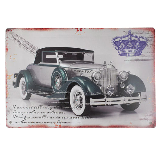 Retro Dekoschild Metallschild Wandschild Metall Deko Vintage Antik Stil 30x20cm - 05