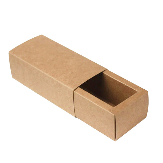 Geschenkbox Geschenkkarton Geschenkschachtel Kraftpapier Braun Boxen - 10 Stück