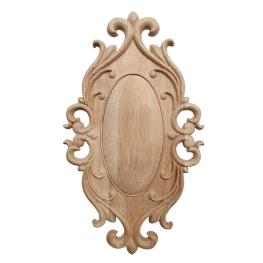 Holz Verzierung Ornament Schnitzerei Möbel Deko Tür Schrank Ecke Retro Antik Stil - Q002