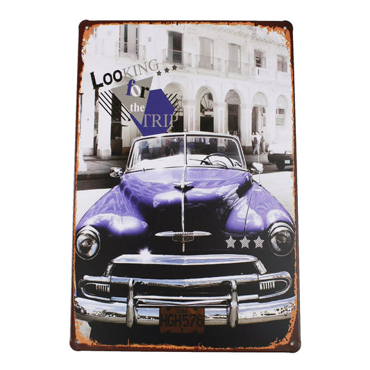 Retro Dekoschild Metallschild Wandschild Deko Vintage Antik Stil 30x20cm - AUTO