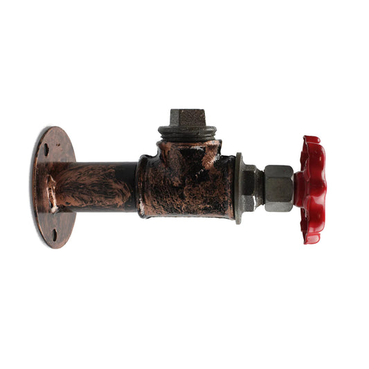 Retro Haken Garderobenhaken Wandhaken Wasserhahn Form Antik Stil Messing Farbe - 002